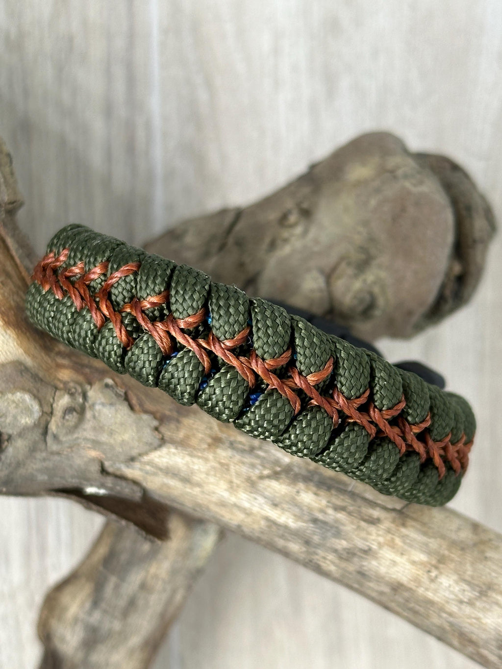 Green Paracord Men’s Bracelet, two different size.